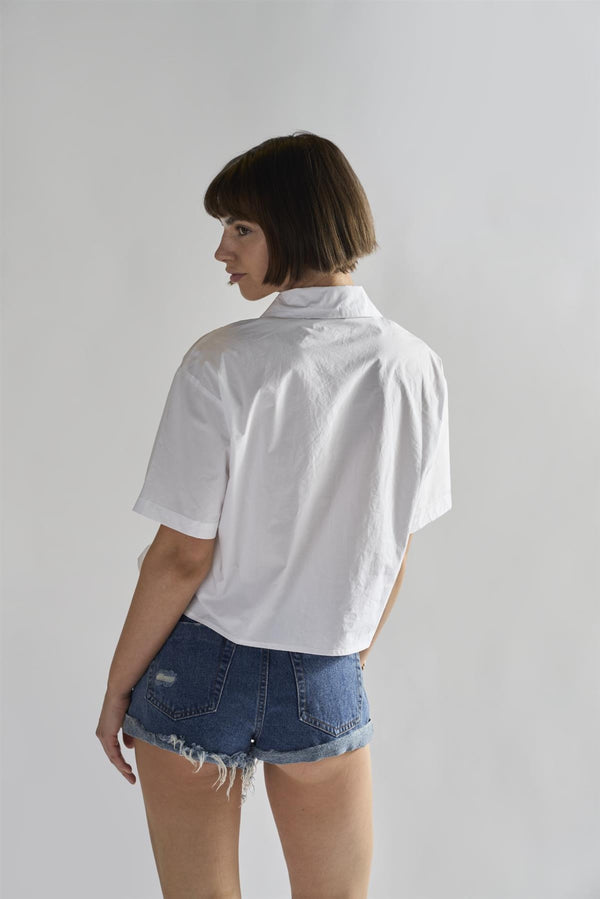 Glamorous Mid-Stonewash Ripped Denim Shorts