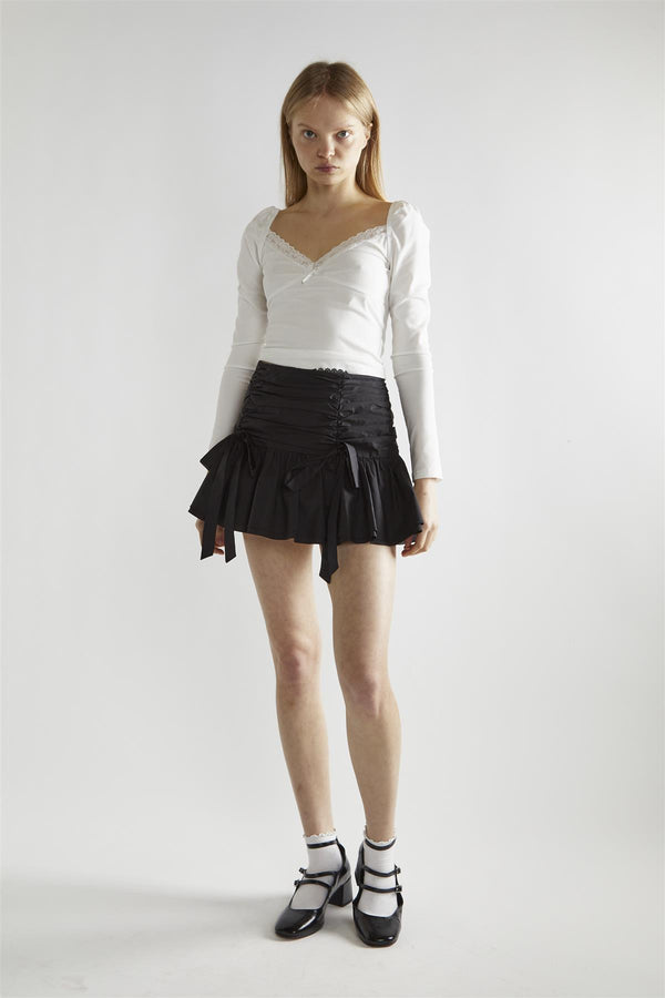 glamorous Off-White Long-Sleeve Top