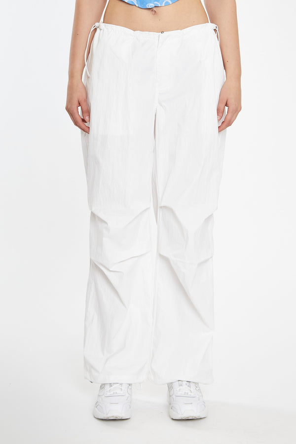 Glamorous Off-White Parachute Pants