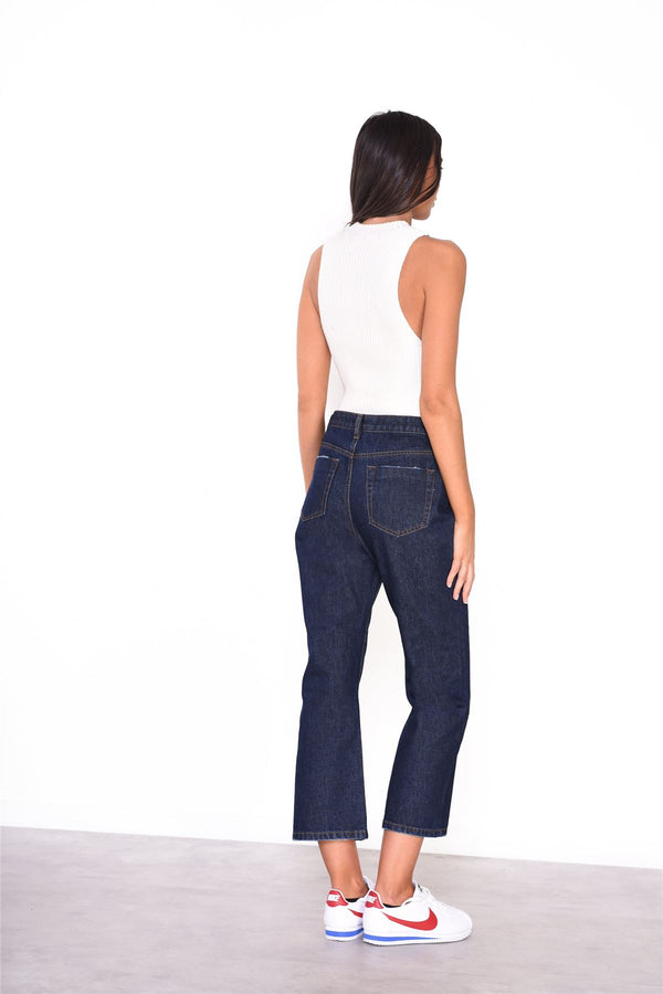 Glamorous Off White Ribbed Top