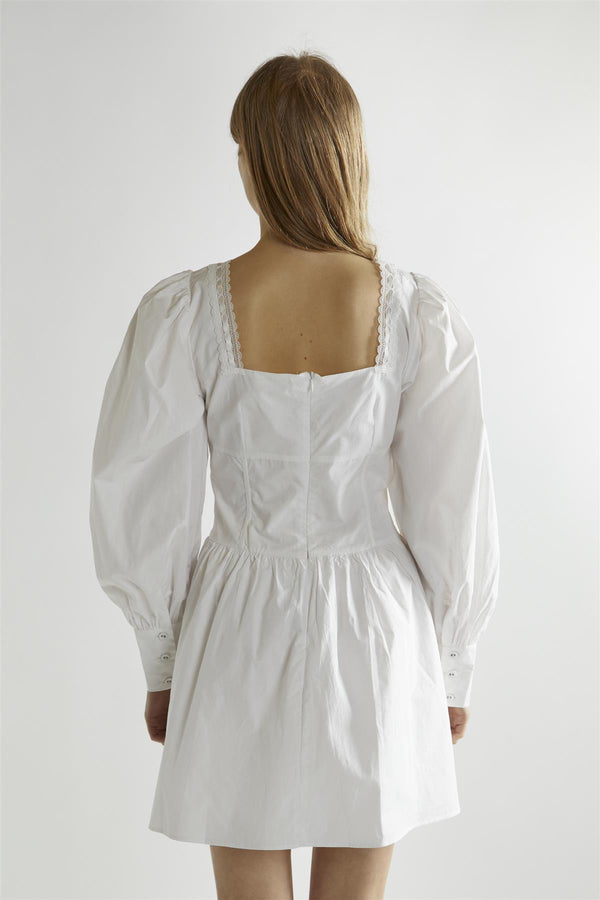 Glamorous Off White Skater Mini-Dress