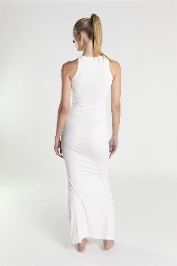 Glamorous Racerback Maxi Dress - White