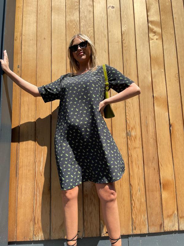 Glamorous Rosebud Floral T-Shirt Mini-Dress