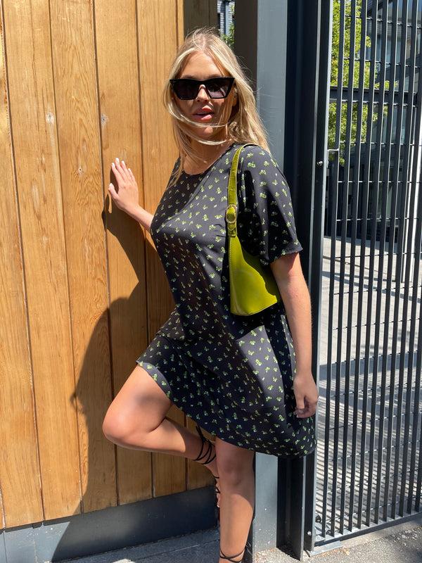 glamorous Rosebud Floral T-Shirt Mini-Dress