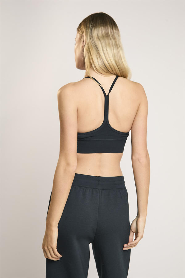 Glamorous Signature Black Scoop-Neck Crop-Top