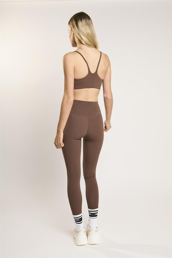 Glamorous Signature Chestnut Full-Length Leggings