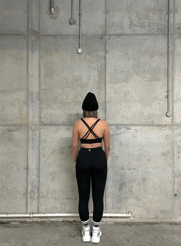 Glamorous Signature Scoop Neck Bralette - Black