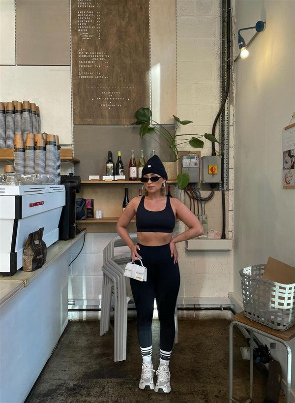 Glamorous Signature Scoop Neck Bralette - Black