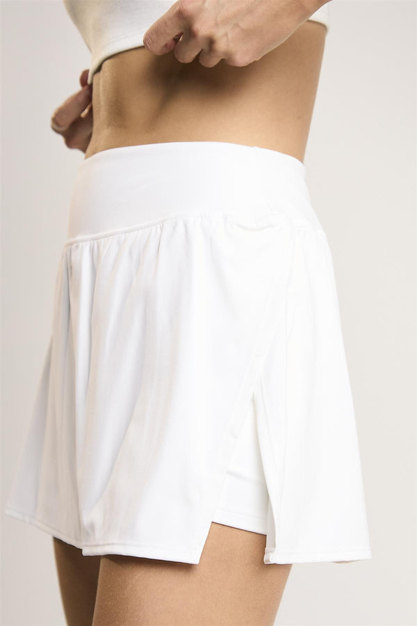 Glamorous Signature White Side-Split Skort