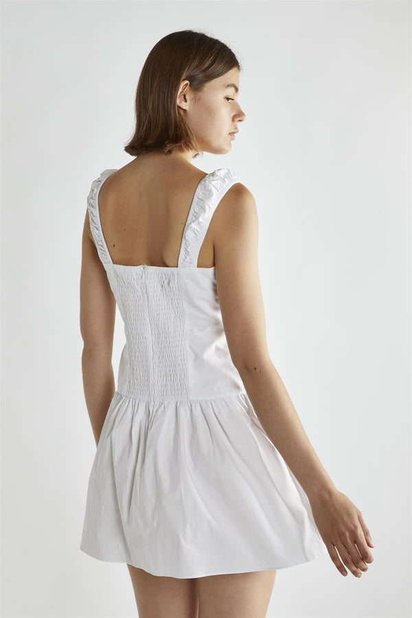 Glamorous White A-Line Mini-Dress