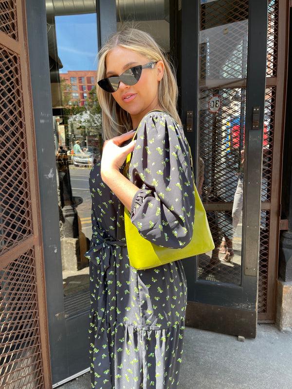 glamorous Rosebud Floral Tiered Wrap Front Midaxi-dress