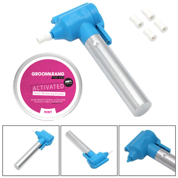 Glamza Charcoal Powder & Luma Smile Polishing Gun - Free UK Delivery