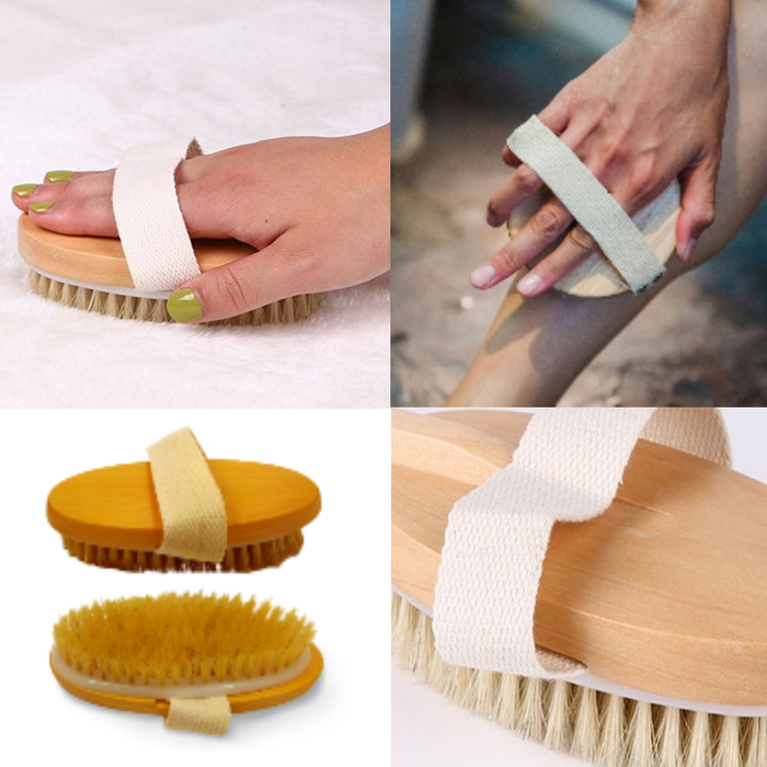 Glamza Glamza 2 In 1 Bath N Shower Brush & Dry Skin Body Brush