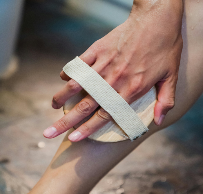 glamza Glamza 2 in 1 Bath n Shower Brush & Dry Skin Body Brush