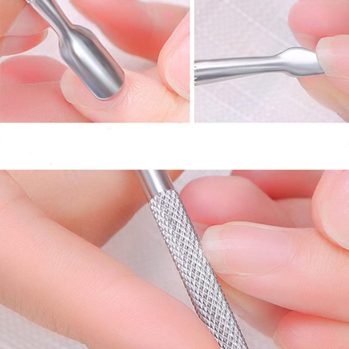 Glamza Glamza 2 In 1 Double Ended Cuticle Pusher And Scraper