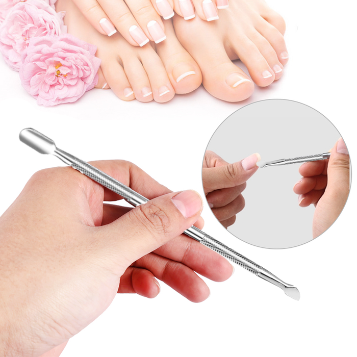 glamza Glamza 2 in 1 Double Ended Cuticle Pusher and Scraper