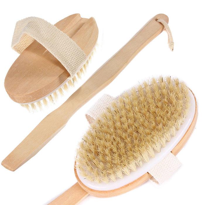 Glamza Glamza 2 In 1 Long Handle Bath & Shower Brush & Dry Skin Brush - 2 Options