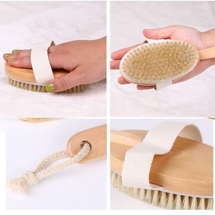 Glamza Glamza 2 In 1 Long Handle Bath & Shower Brush & Dry Skin Brush - 2 Options