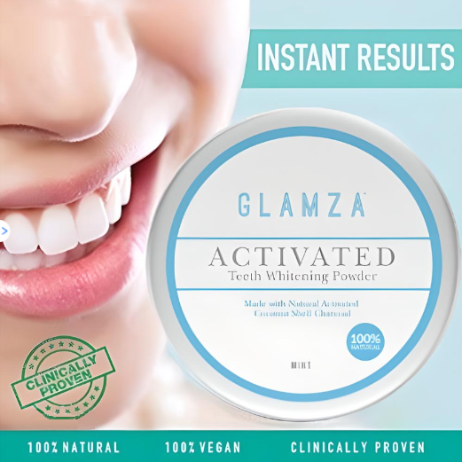 glamza Glamza Activated Charcoal Teeth Whitening Powder - 50g
