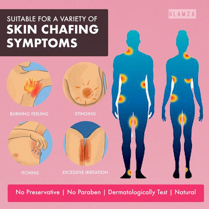 Glamza Glamza Chub Rub Anti Chafing Cream For Smooth Skin - Full Body Solution - Sports Running Hand And Feet Care 50g