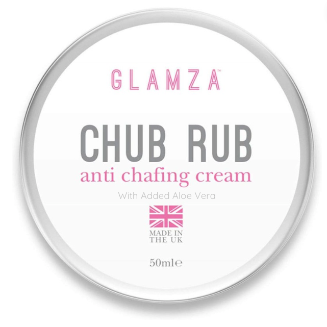 glamza Glamza Chub Rub Anti Chafing Cream for Smooth Skin - Full Body Solution - Sports Running Hand and Feet Care 50g With Added Aloe Vera