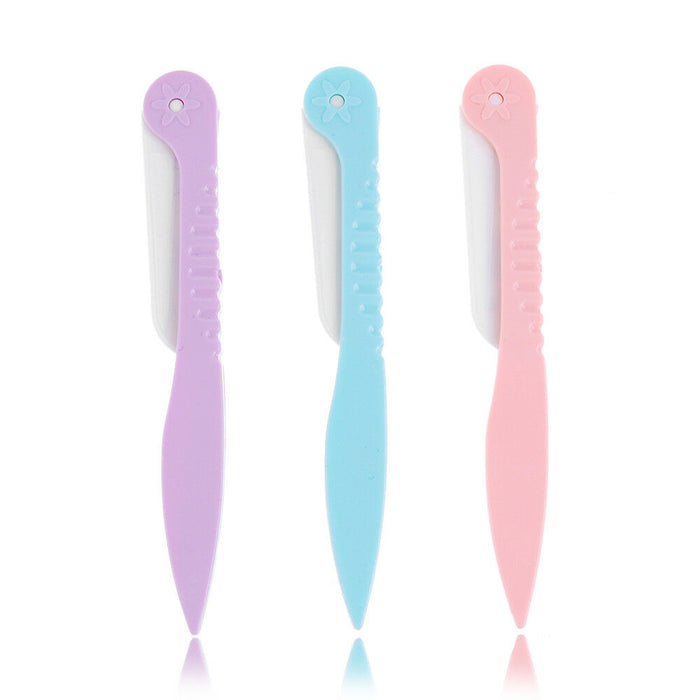 Glamza Glamza Eyebrow Shaper & Dermaplaning Portable Razor Tool