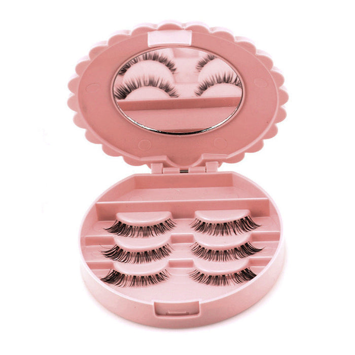 glamza False Eyelash Mirrored Storage Case