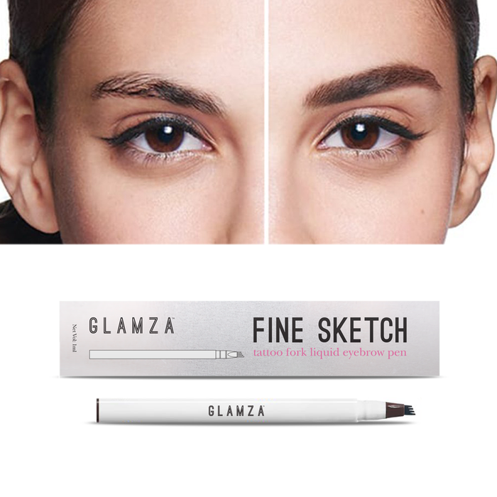 glamza Glamza Fine Sketch Tattoo Fork Liquid Eyebrow Pens - 3 Colours