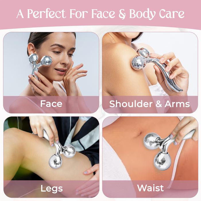 Glamza Glamza 3D Body & Facial Massage Rollers
