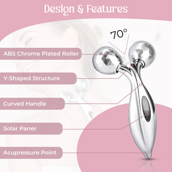 Glamza Glamza 3D Body & Facial Massage Rollers