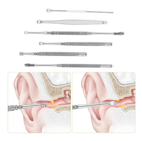 Glamza Glamza 6pc Ear Wax Removal Kit