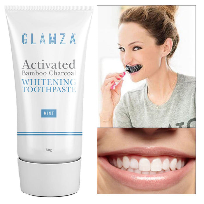 Glamza Glamza Activated Charcoal Toothpaste - Mint