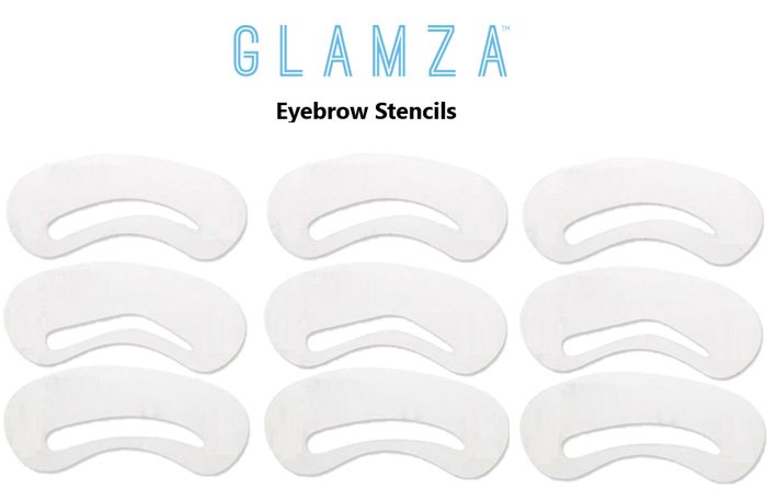 Glamza Glamza Eyebrow Stencils 3 6 Or 9 Pack