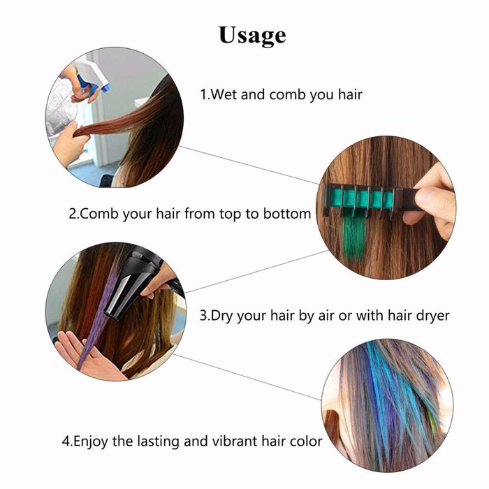 Glamza Glamza Hair Chalk Combs