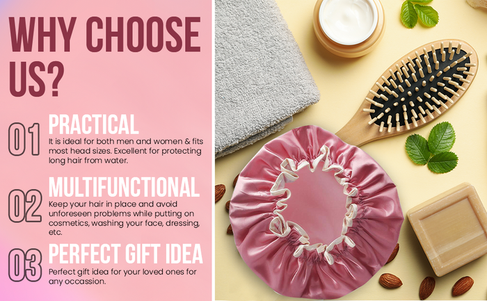 Glamza Glamza Luxury Shower Cap