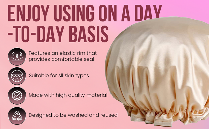 Glamza Glamza Luxury Shower Cap