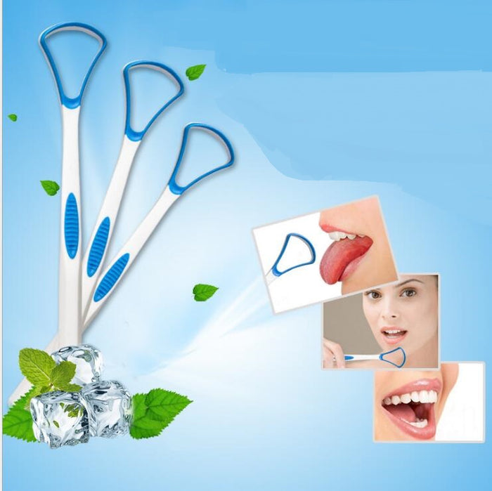 glamza Glamza Tongue Scraper - Blue