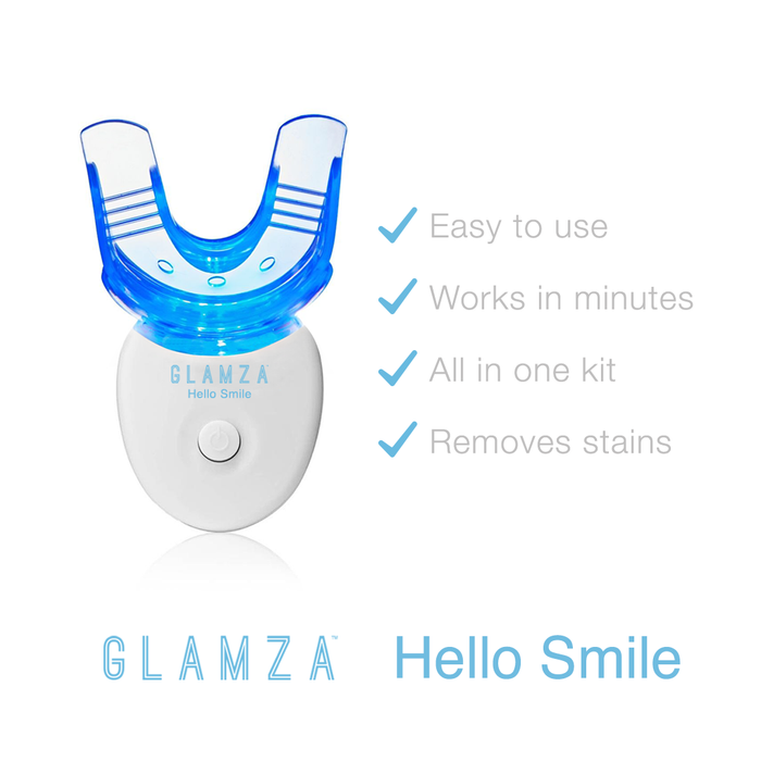Glamza Glamza Hello Smile - Teeth Whitening Kit 3ml Gel