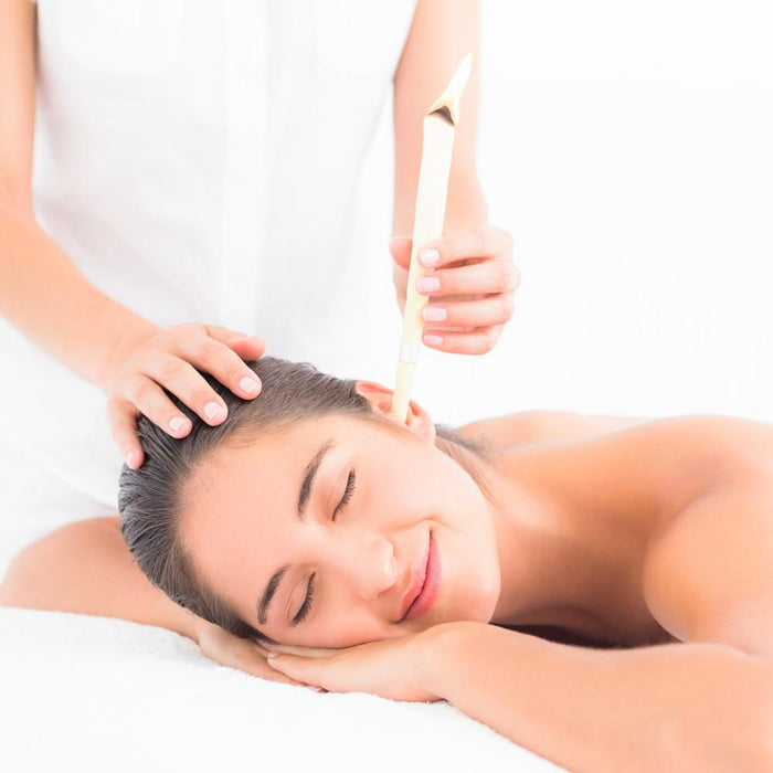 glamza Glamza Premium Ear Candles - 16 Candles with Ear Protection Discs