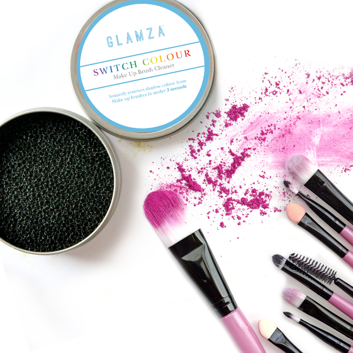 glamza Glamza Switch Colour Makeup Brush Cleaner – Efficient Reusable & Travel-Friendly FREE UK Postage