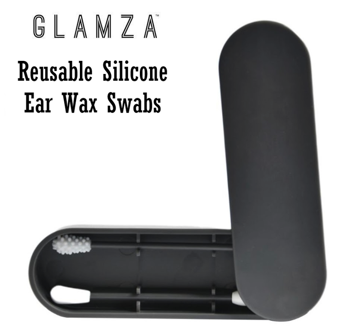 glamza Glamza Twin Swab Reusable Silicone Swabs Ear Wax Cleaner