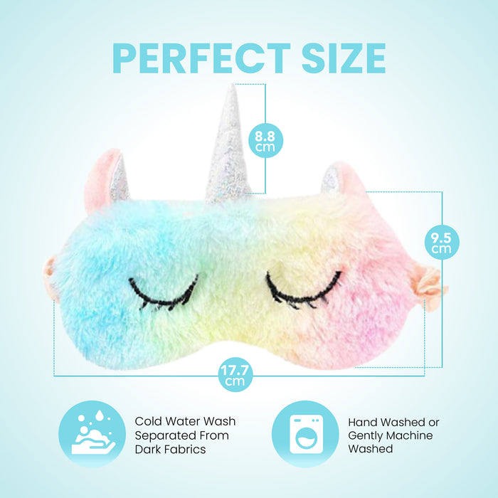 Glamza Glamza Unicorn Sleeping Eye Mask – Super Soft & Comfortable Sleep Mask – Free UK Postage