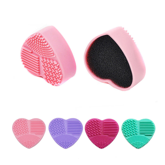 glamza Switch Colour Sponge & Makeup Brush Cleaning Pad for Wet and Dry Makeup Brushes