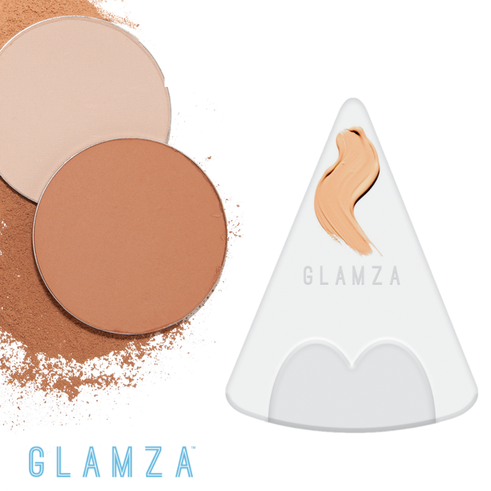 Glamza Ultra Smooth Triangle Silicone Make Up Sponges – Free UK Delivery