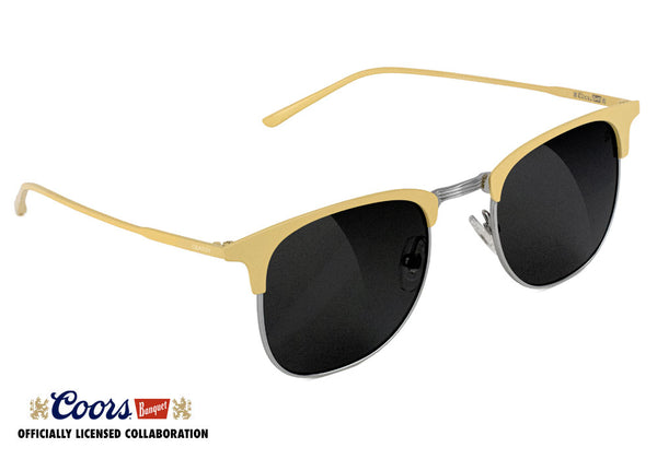glassy sunhaters Coors Banquet x Morrison Plus Polarized Buff