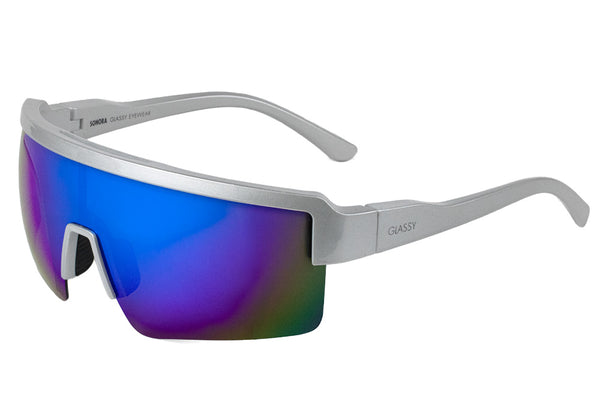 Glassy Sunhaters Coors Light X Sonora - Silver/Blue Mirror Silver/Blue Mirror