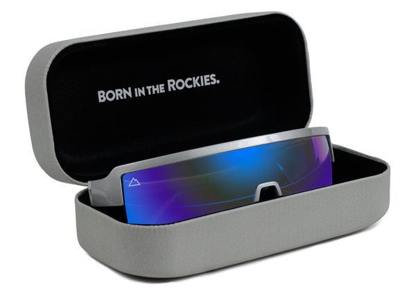Glassy Sunhaters Coors Light X Sonora - Silver/Blue Mirror Silver/Blue Mirror