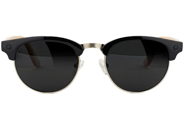Glassy Sunhaters Fender X Morrison Black/Maple Polarized Black/Maple