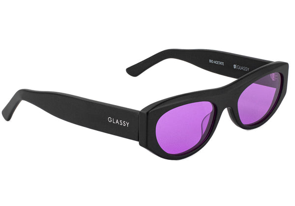 glassy sunhaters Avery Violet/Purple Lens