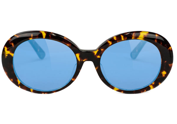 Glassy Sunhaters Burt Plus Tortoise/Blue Lens